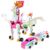 Lottmopi Mars Deer Collision Transforming Car Toy, 2-in-1 Magnetic Crash Convertible Robot Mars Deer Toys for Kids Ages 3-12, Perfect Christmas Birthday Gift for Boys & Girls (Pink Deer)
