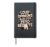 Loud Opinions Blue Eyes Zero Regrets Siamese Cat Meezer Hardcover Journal, Black