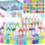 Louseadon Magic Water Elf Toy Kit, 45 Gel & 28 Molds, Squishy Maker Set