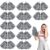 Lovecheer 24PCS Metallic Silver Pom Poms Cheerleading with Handle