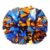 Lovecheer 2PCS Orange and Blue Cheerleading Pom Poms with Laser Spots
