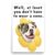 Lovesout White Brindle American Bulldog Poster, Get Well Soon, 12×18