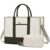 LOVEVOOK Laptop Tote Bag for Women 15.6 Inch, Structured Work Bag with Clutch, Teacher Briefcase with Padded Compartment & Cup Holder, Computer Purse for Office Business Travel
