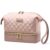 LOVEVOOK Travel Makeup Bag, Portable Double Layer Cosmetic Bag For Women