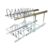 LOVKIT 2 Tier Pull Out Pot and Pan Organizer,(11½”W x 22″ D) Pull Out Cabinet Organizer for Pot Pan Lid Organization, Individual Slide Out Cookware Organizer