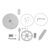 Low Temperature Stirling Engine Model – Aluminum Physical Experimental Kit for Science Education & Classroom Demonstration
