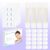 Loxbcin Neck Lift Tape Invisible, 200 PCS+4 Strips,Neck Tape Lifting Invisible,Neck Wrinkle Patches Behind,Face Lift Tapes for Turkey Double Chin Sagging Wrinkles Women Makeup