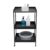 LOYALHEARTDY 3 Tier Rolling Cart Storage, Metal Utility Cart with Wheels