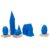 lstyty Montessori Blue Geometric Solid Shapes Set