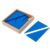 lstyty Montessori Blue Triangle Puzzle Set