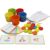 lstyty Montessori Color Sorting Cups Wooden Matching Game