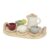 lstyty Montessori Nordic Tea Party Play Set | Silicone Cup & Wood Tray Pretend Kitchen Toy | Toddler Role Play Educational Game