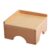 lstyty Montessori Pink Tower & Wooden Stand Base