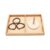 lstyty Montessori Ring Stacking Work Tray Set