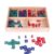 lstyty Montessori Stamp Game Wooden Math Material