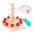 lstyty Montessori Wooden Apple Picking Tree Counting Toy
