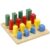 lstyty Montessori Wooden Geometric Solids Gradation Board