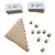 lstyty Montessori Wooden Number Rods Math Manipulatives Set