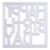 LUAONI Words Cutting Dies Metal Embossing Stencil Scrapbooking Template for Girls Paper Card Making Crafts Album