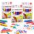 Lubunet Popcorn Pens 12-Pack, 3d Puffy Drawing Pens，3 set