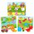 Lucas & Friends Wooden Dinosaur, Farm and Wild Animals Puzzle Bundle