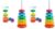 LUCKFUTURE Spinning Stacking Toys, Educational Toddler Toy Stacking Rings Baby Toys, Montessori Toy for Girls and Boys, Spin Gears Christmas Birthday Gift for 1-3 Year Old (Pack of 2)