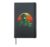 Lucky Biker Retro Sunset – Funny Shamrock St Patrick’s Day Hardcover Journal, Black