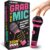 Lucky Egg Official Grab The Mic – Family Karaoke Board Game w/Foam Mic, 8+ Ages, 2-10 Players – Games for Bad Singers w/ 230 Lyrics (115 Cards)