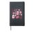 Lucky Girl Energy Gambling Playing Cards Cherries and Dice Hardcover Journal, Black