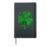 Lucky Irish Shamrock Clover St Patricks Day Saint Paddys Day Hardcover Journal, Black