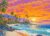 Lucky Puzzles – Sunset Bliss by the Sea – 1000 Piece Jigsaw Puzzle for Adults | Tropical Beach Sunset Artwork | Challenging Puzzle for Adults for Puzzle Lovers