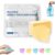 LUFFOR Multi-surface Floor Cleaning Tablets, 100 Piece Floor Cleaning Tablets Multi- Surface Cleaner, Non-Residue Disks for Hardwood Tile Laminate Mopping Daily Floor Care(Yellow,30pcs)