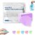 LUFFOR Multi-surface Floor Cleaning Tablets, 100 Piece Floor Cleaning Tablets Multi- Surface Cleaner, Non-Residue Disks for Hardwood Tile Laminate Mopping Daily Floor Care(Purple,60pcs)