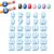 Lufuee Numbered Pencil Toppers 1-30, Classroom Pencil Markers Reusable Tracking Labels for School Supply Stations & Teacher Organization (G)