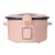 LUGBAR Beautiful 4 Qt Digital Slow Cooker with Hinged Locking Lid Drew Barrymore (Rose)