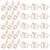 Luggspa 100 Pcs Rose Gold House & Key Paper Clip Real Estate Agent Supplies