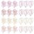 Luggspa 80 Pcs Fun Cute Flower Decorative Paper Clips Set (Flower Shape3)