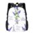 Luiumknz Fabric Pattern With Lavender Flowers And Eiffel Tower Large Capacity Multi-Purpose Outdoor Hiking Travel Backpack