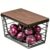 Lumarae 1 Pack Stackable Potato and Onion Storage Bins, Metal Wire Baskets for Kitchen Pantry Organizers, Vegetable Fruit Storage Baskets