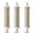 Lumetheus 3PCS R7S LED 118MM, 120V/230V, 7W-16W, Warm/Cool White 3000K/4500K/6500K Dimmable, Bi-Pin LED Capsule Bulb for Ceiling Lights, Floor Lamps CoolWhite-6500K 230V-14W
