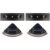 LUMINFLY 2 Pcs Solar Stair Lights for Outdoor Garden, LED Step Lamp with 600 mAh Battery, White Lighting, Waterproof Design, Plastic Silicon Material for Fence, Patio, Deck