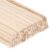 LUMINFLY Kids Hands-On Gifts, Basswood Wood Sticks 120 Pieces, Square 0.2 X 0.2 X 11.8 Inches, Wooden Dowels Craft DIY Harding Strips Wood for Hardwood Unfinished Wooden Supplies