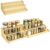 LUMINFLY Spice Rack Organizer, 3 Tier Extendable Wood Kitchen Cabinet Pantry Organizer and Countertop Display Shelf, Desktop Seasoning Storage for Spice Bottles, Cosmetics, 13.8 x 7.9 x 4.7 in