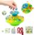 lumitrail Wobble Marble Stack Balance Game with 60 Glass Marbles for Kids
