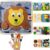 LUMS Busy Book for Toddlers 1-3 – Montessori Busy Board, Toddler Activity Book Ages 2-4, Felt Quiet Sensory Learning Travel Toy for 1 Year Old, Car & Airplane Rides