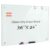 Lumspax Large 0.3mm Reinforced Metal Backing Glass White Board for Wall, 36″ x 24″ Big Magnetic Tempered Glass Dry Erase Board with Frameless Design, 3′ x 2′ Glass Whiteboard for Home, Office, School