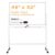 Lumspax Rolling White Board on Wheels, 48″ x 32″ Large Dry Erase Board with Stand, Big Rolling Whiteboard for Home, Office, School (48″ x 32″)