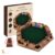 LumWuds Shut The Box Game Wooden Board Game for 1-6 Players with 16 Dice, Dice Game for Adults & Kids at Home, Classroom or Parties