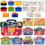 Lunmon 48 Set Father’s Day Craft Kits for Kids Make Your Own Tool Box Card with Stickers Father’s Day Card Gifts for Classroom Home DIY Arts and Crafts Fun Activities Project Supplies