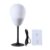 Luocute Silicone BT Speaker Light, Color Changing Mood Lamp with 10+ Sound Effects and BT5.0 Wireless Connectivity, 1500mAh Rechargeable Battery, for Home Bedroom Travel Party Decor (White)